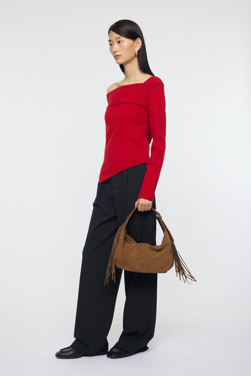 MOUSSY「ASYMMETRY トップス」|ニット・セーター|