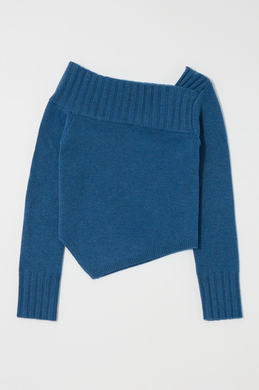 MOUSSY「ASYMMETRY トップス」|ニット・セーター|