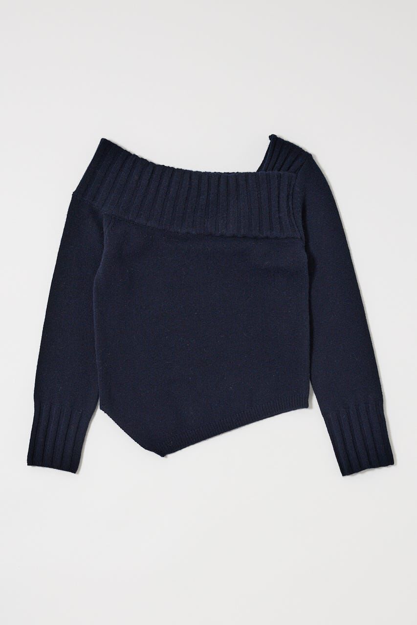 MOUSSY「ASYMMETRY トップス」|ニット・セーター|