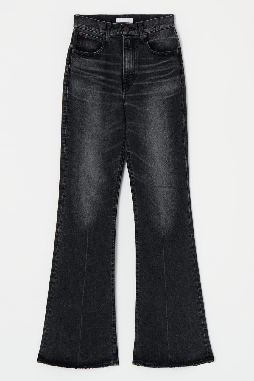 MOUSSY「MVS BLACK FLARE」|デニム|