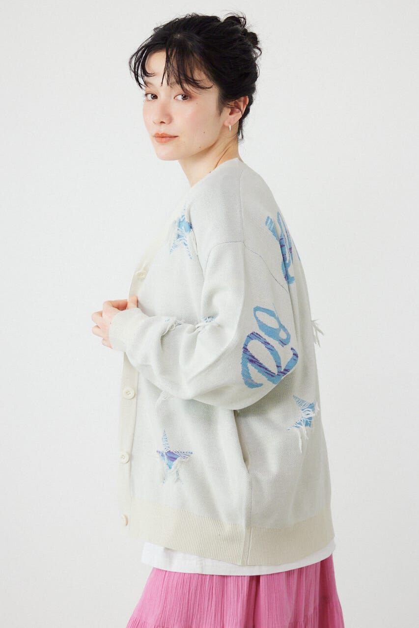 RODEO CROWNS「スター柄ニットカーディガン」|カーディガン|