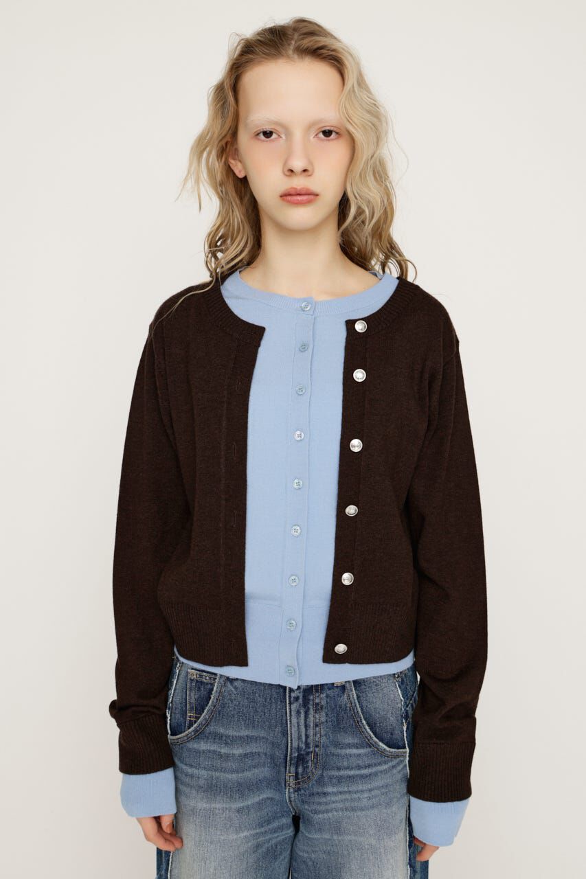 SLY「LAYERED LIKE KNIT トップス」|ニット・セーター|