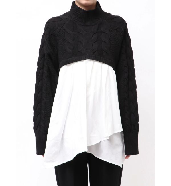ELENDEEK「ASYMMETRY DOCKING KT」|ニット・セーター|