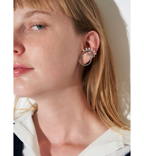ELENDEEK「ASYMMETRY EAR CUFF」|イヤーカフ|