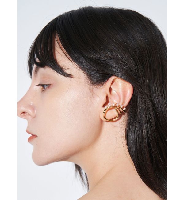 ELENDEEK「ASYMMETRY EAR CUFF」|イヤーカフ|