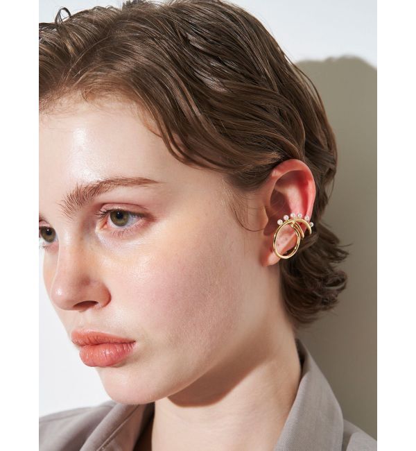 ELENDEEK「ASYMMETRY EAR CUFF」|イヤーカフ|
