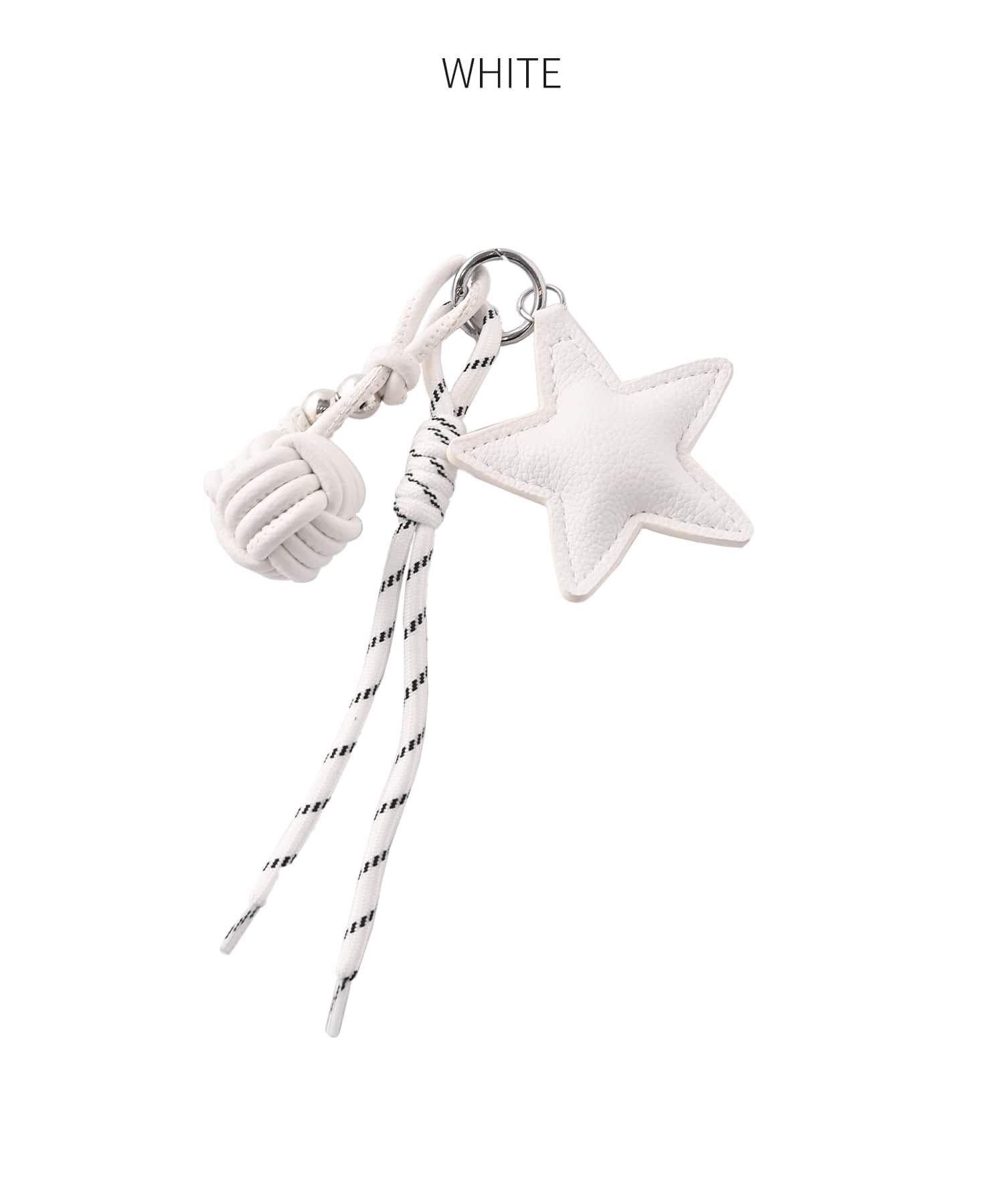 STYLE DELI「フェイクレザーSTARチャーム」|チャーム・キーホルダー|