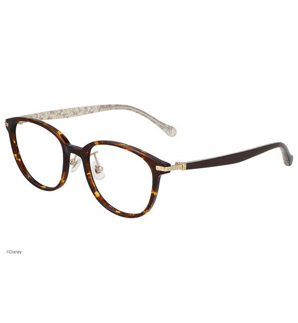  「ウェリントン型めがね｜Disney Collection Mickey & Friends Classic Line」|メガネ|ブラウン