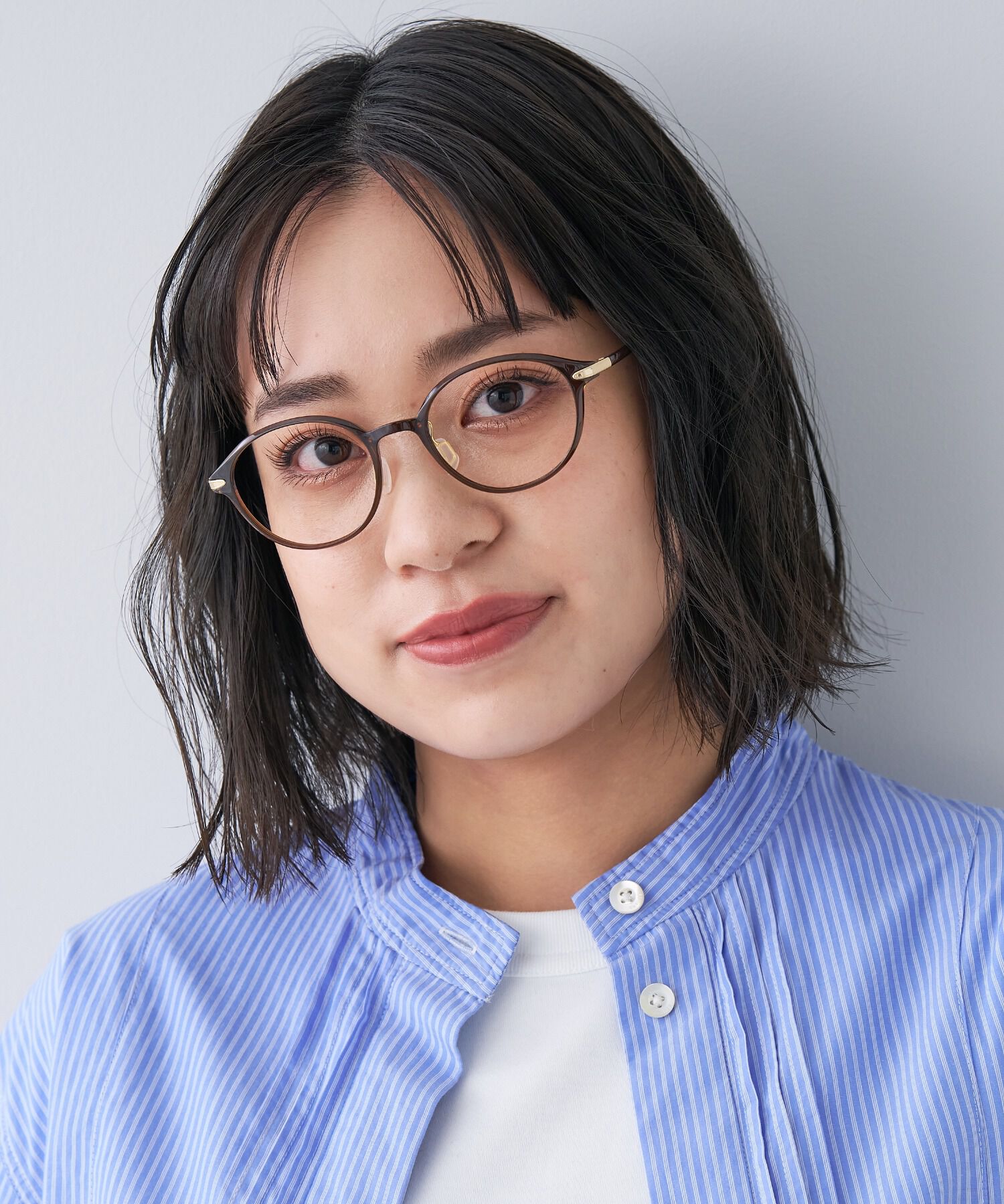  「ラウンド型 めがね｜軽くて壊れにくい Zoff SMART -My color-」|メガネ|