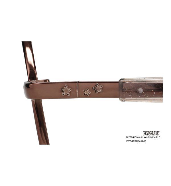  「ボストン型 メガネ |  Zoff PEANUTS COLLECTION 4 (アストロノーツ モデル) スヌーピー  レンズ交換券付」|メガネ|