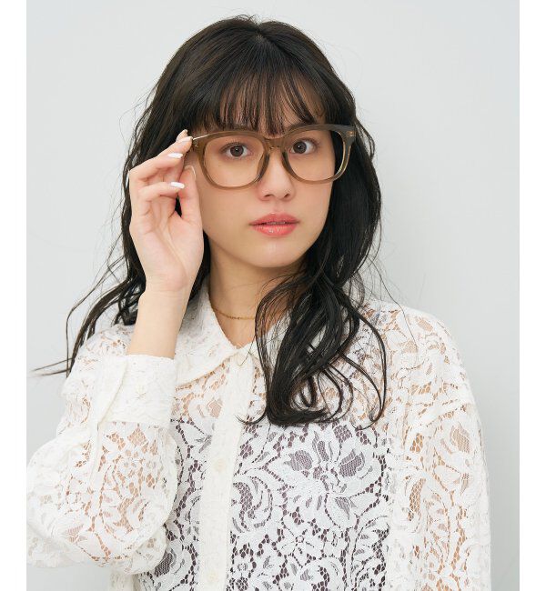  「ウェリントン型 メガネ | 軽量｜太縁｜黒縁｜大きめサイズ｜伊達メガネ｜ユニセックス レンズ交換券付」|メガネ|