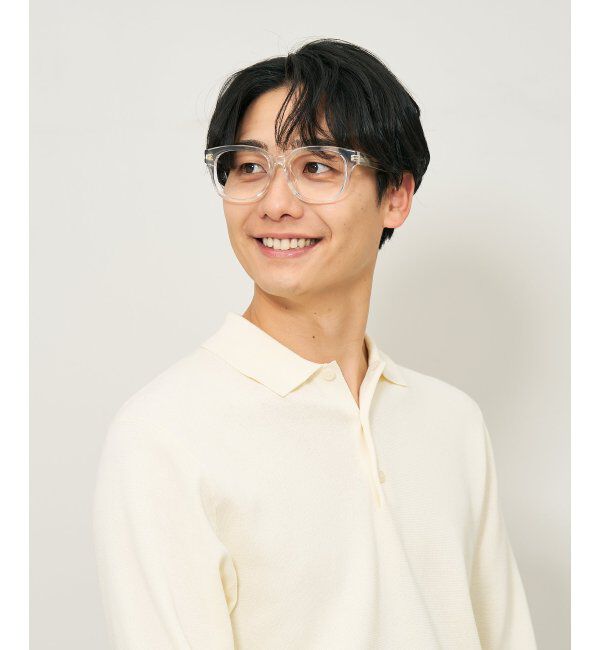  「ウェリントン型 メガネ | 軽量｜太縁｜黒縁｜大きめサイズ｜伊達メガネ｜ユニセックス レンズ交換券付」|メガネ|