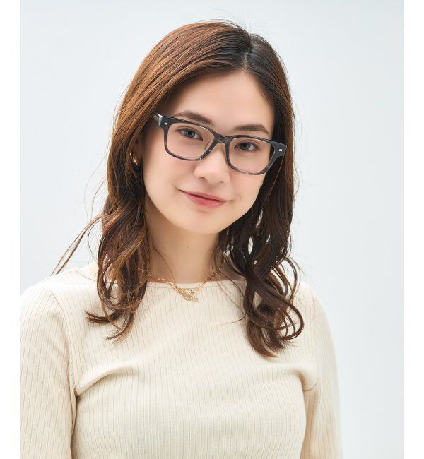  「ウェリントン型 メガネ｜太縁 黒縁フレーム｜伊達メガネ 度付きメガネ｜ユニセックス 黒  レンズ交換券付」|メガネ|ブラック