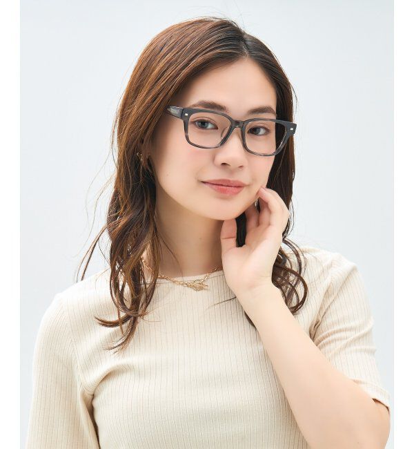  「ウェリントン型 メガネ｜太縁 黒縁フレーム｜伊達メガネ 度付きメガネ｜ユニセックス 黒  レンズ交換券付」|メガネ|