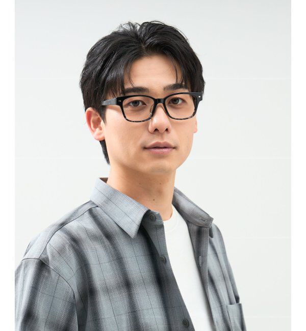  「ウェリントン型 メガネ｜太縁 黒縁フレーム｜伊達メガネ 度付きメガネ｜ユニセックス 黒  レンズ交換券付」|メガネ|