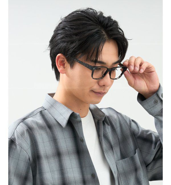  「ウェリントン型 メガネ｜太縁 黒縁フレーム｜伊達メガネ 度付きメガネ｜ユニセックス 黒  レンズ交換券付」|メガネ|