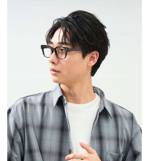  「ウェリントン型 メガネ｜太縁 黒縁フレーム｜伊達メガネ 度付きメガネ｜ユニセックス 黒  レンズ交換券付」|メガネ|