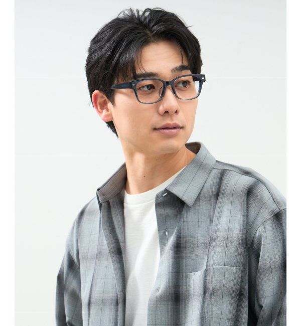  「ウェリントン型 メガネ｜太縁 黒縁フレーム｜伊達メガネ 度付きメガネ｜ユニセックス 黒  レンズ交換券付」|メガネ|