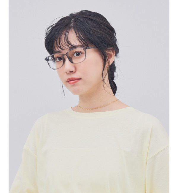  「ウェリントン型 メガネ｜クリアカラー｜伊達メガネ 度付きメガネ｜ユニセックス  レンズ交換券付」|メガネ|