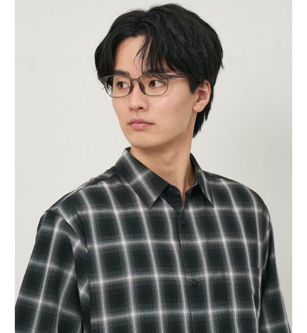  「ウェリントン型 メガネ｜クリアカラー｜伊達メガネ 度付きメガネ｜ユニセックス  レンズ交換券付」|メガネ|