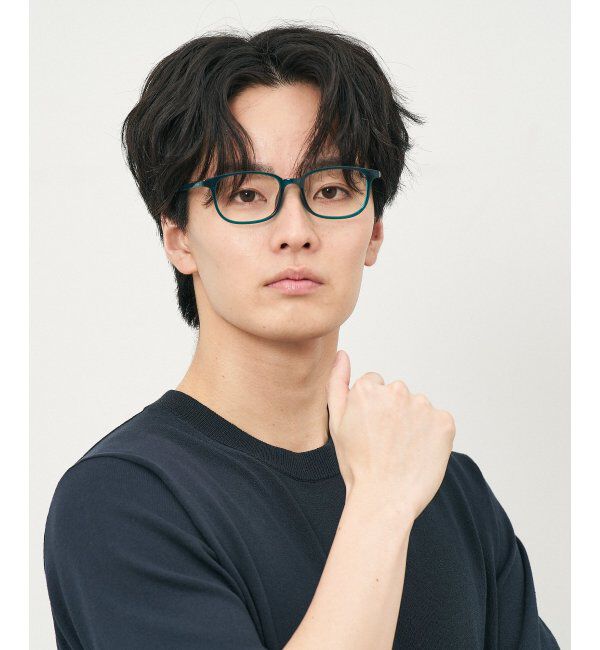  「ウェリントン型 メガネ｜クリアカラー｜伊達メガネ 度付きメガネ｜ユニセックス  レンズ交換券付」|メガネ|