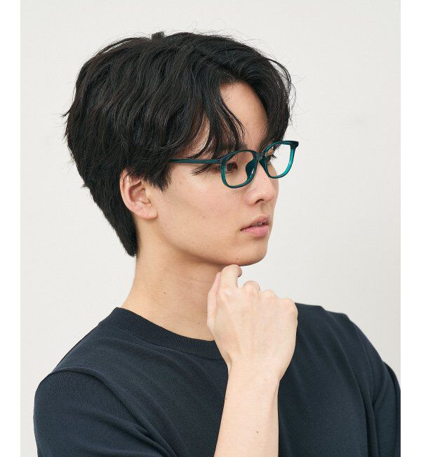  「ウェリントン型 メガネ｜クリアカラー｜伊達メガネ 度付きメガネ｜ユニセックス  レンズ交換券付」|メガネ|