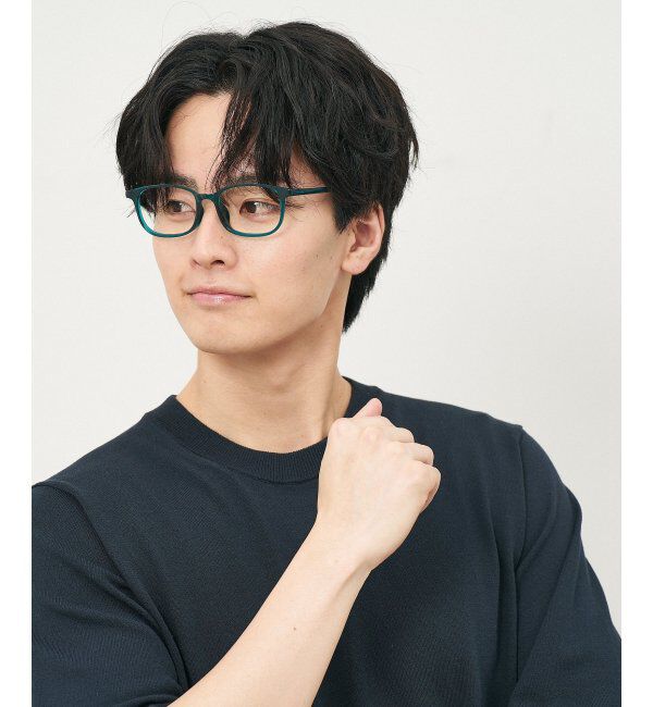  「ウェリントン型 メガネ｜クリアカラー｜伊達メガネ 度付きメガネ｜ユニセックス  レンズ交換券付」|メガネ|