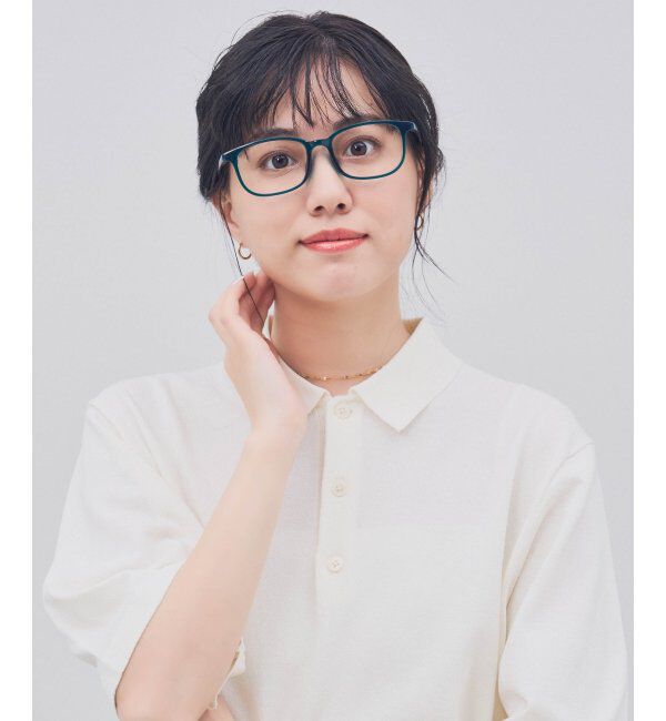  「ウェリントン型 メガネ｜クリアカラー｜伊達メガネ 度付きメガネ｜ユニセックス  レンズ交換券付」|メガネ|