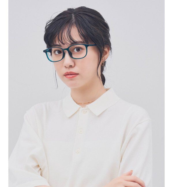  「ウェリントン型 メガネ｜クリアカラー｜伊達メガネ 度付きメガネ｜ユニセックス  レンズ交換券付」|メガネ|