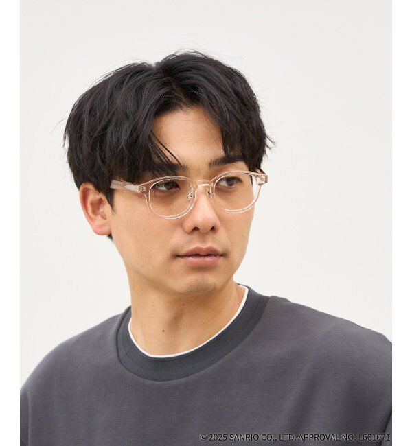  「Zoff｜はぴだんぶい 【タキシードサム モデル】メガネ｜伊達・度付きメガネ｜グッズ   レンズ交換券付」|メガネ|