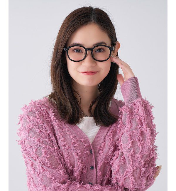  「 ボストン型 メガネ | 黒縁フレーム 伊達めがね 度付きユニセックス 読書  CLASSIC  レンズ交換券付」|メガネ|