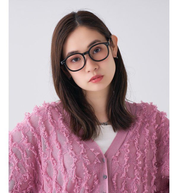  「 ボストン型 メガネ | 黒縁フレーム 伊達めがね 度付きユニセックス 読書  CLASSIC  レンズ交換券付」|メガネ|