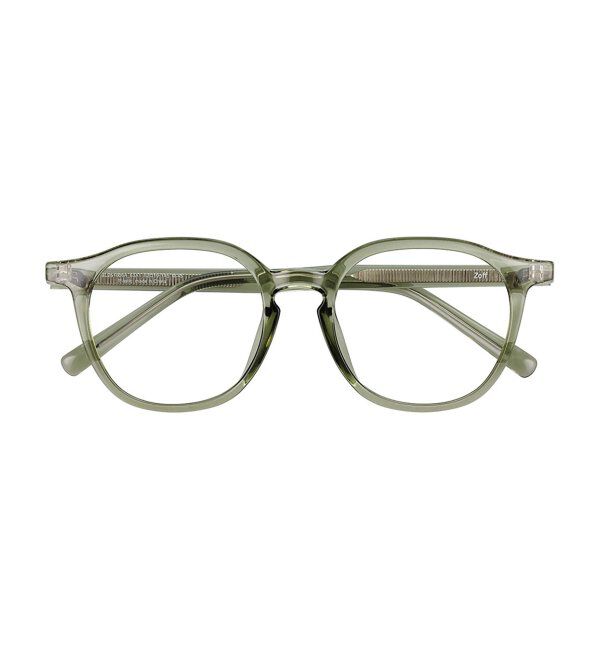  「ウェリントン型 メガネ | 伊達メガネ 度付きメガネユニセックス  Zoff｜CLASSIC  レンズ交換券付」|メガネ|