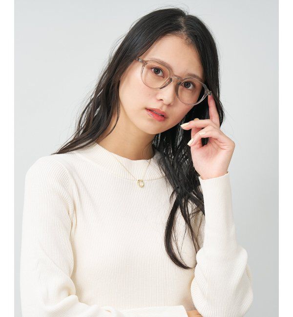  「ボストン型 メガネ | クラウンパント 軽量 伊達めがね・度付き ユニセックス Zoff  レンズ交換券付」|メガネ|