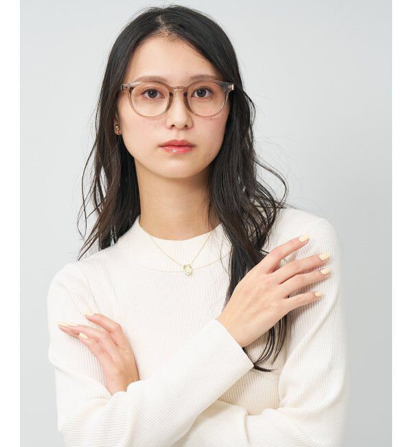  「ボストン型 メガネ | 大きめサイズ 軽量 TR素材 眼鏡 伊達メガネ ユニセックス 度付き レンズ交換券付」|メガネ|ブラウン