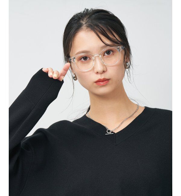  「ボストン型 メガネ | 大きめサイズ 軽量 TR素材 眼鏡 伊達メガネ ユニセックス 度付き レンズ交換券付」|メガネ|