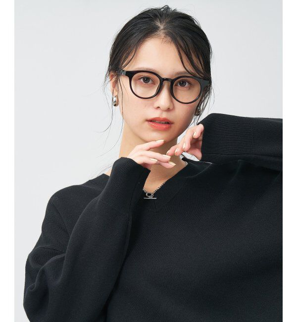  「ボストン型 メガネ | 大きめサイズ 軽量 TR素材 眼鏡 伊達メガネ ユニセックス 度付き レンズ交換券付」|メガネ|