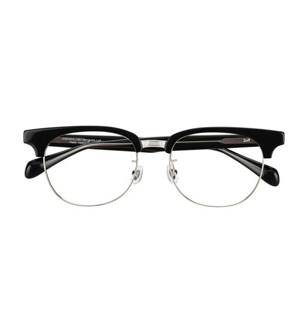  「跳ね上げ式メガネ（フリップアップ）大きめサイズ 眼鏡の上から 伊達めがね 度付き 度なし レンズ交換券付」|メガネ|