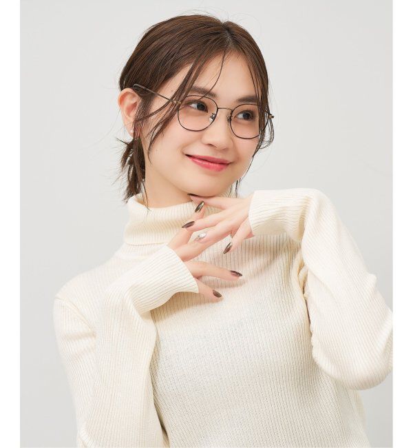  「Zoff｜FRUITS ZIPPER [月足天音(つきあし あまね)ﾓﾃﾞﾙ] メガネ | フルーツジッパー 眼鏡 レンズ交換券付」|メガネ|