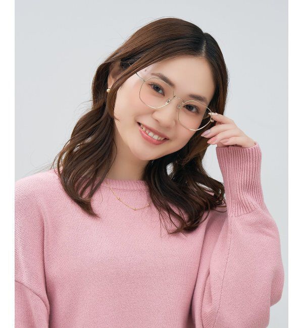  「ウェリントン型 メガネ | 軽量、眼鏡、伊達めがね、度付きレンズ交換、度あり、度なし レンズ交換券付」|メガネ|ゴールド