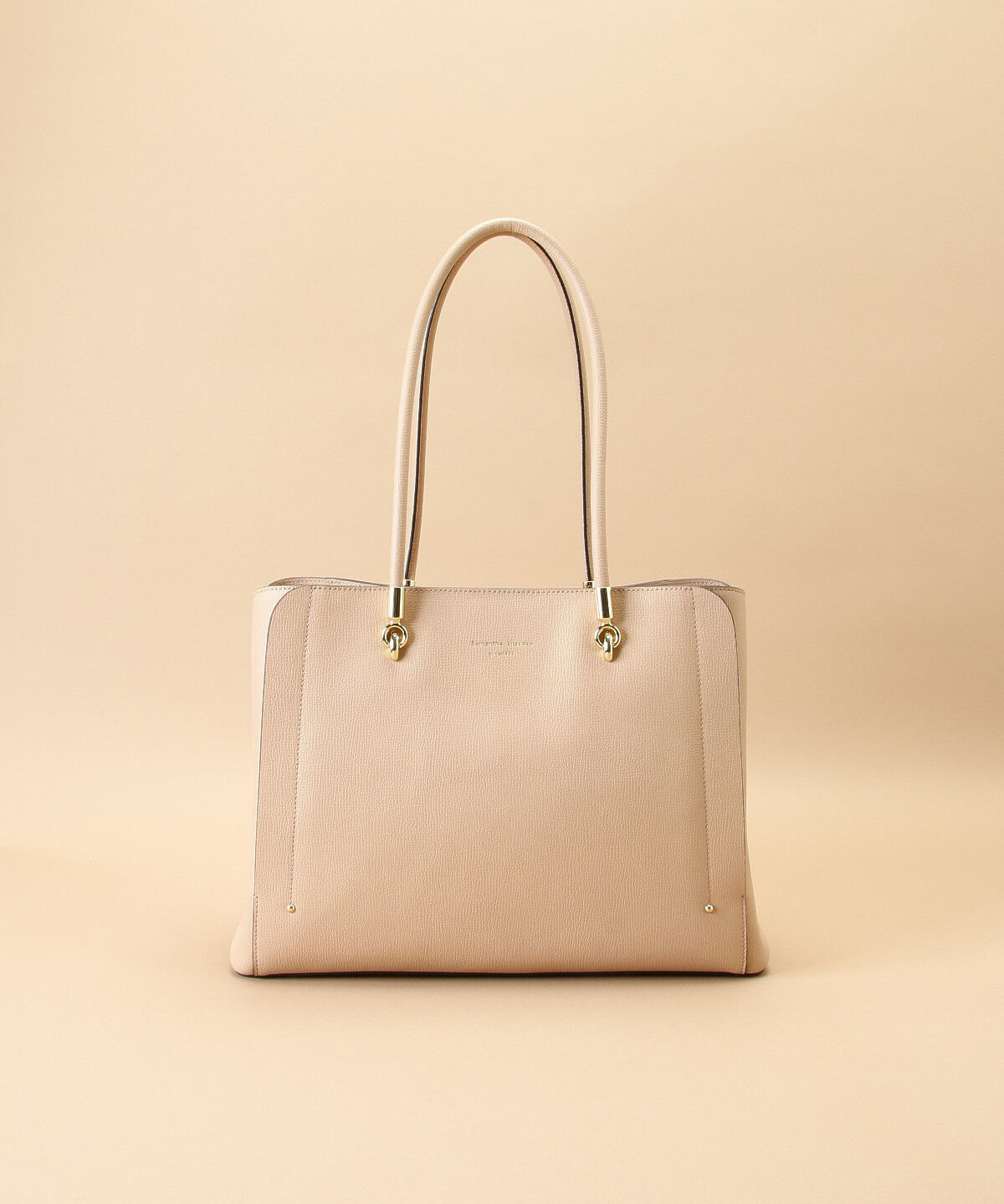 Samantha Thavasa「アベクトワ レザースクエアトートバッグ 大サイズ」|トートバッグ|ﾋﾟﾝｸﾍﾞｰｼﾞｭ