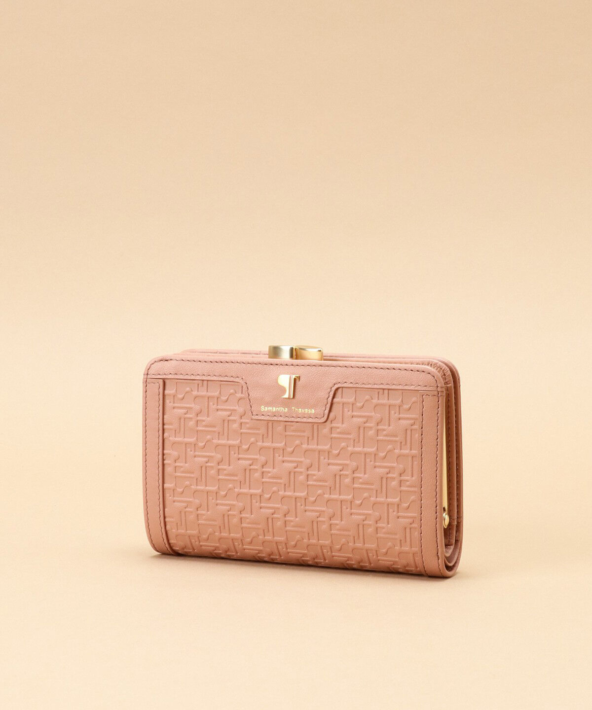 Samantha Thavasa「Pomme d'espoir ポムディスポワール 型押し口金折財布」|財布|