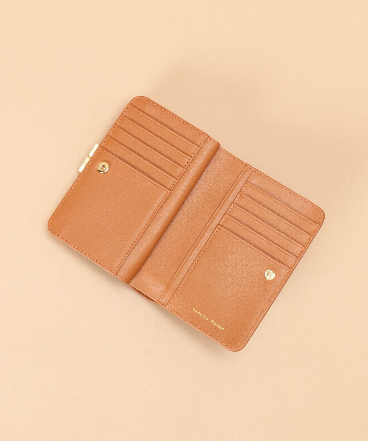 Samantha Thavasa「Pomme d'espoir ポムディスポワール 型押し口金折財布」|財布|