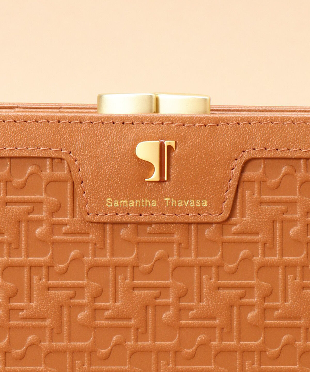 Samantha Thavasa「Pomme d'espoir ポムディスポワール 型押し口金折財布」|財布|