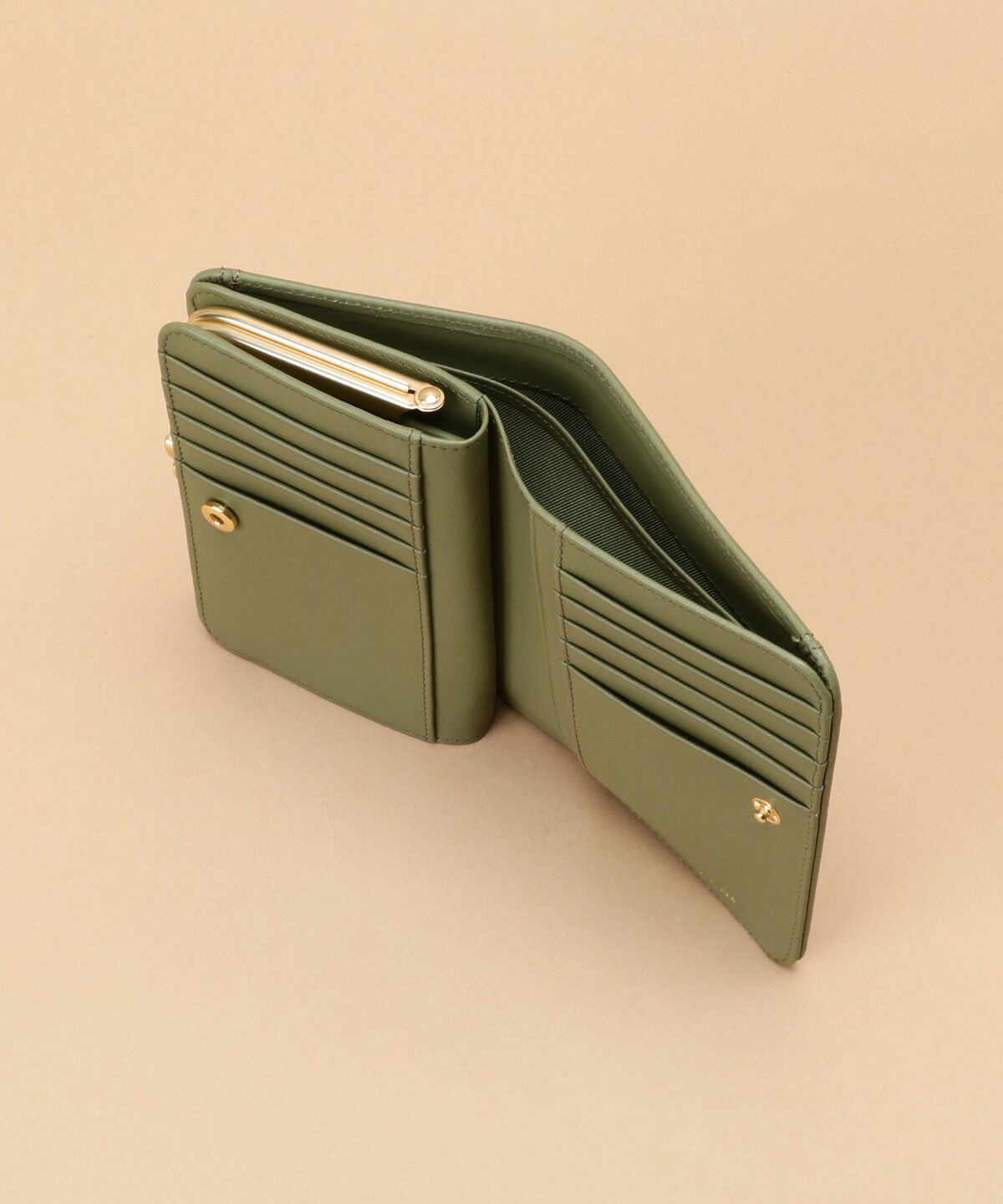 Samantha Thavasa「Pomme d'espoir ポムディスポワール 型押し口金折財布」|財布|