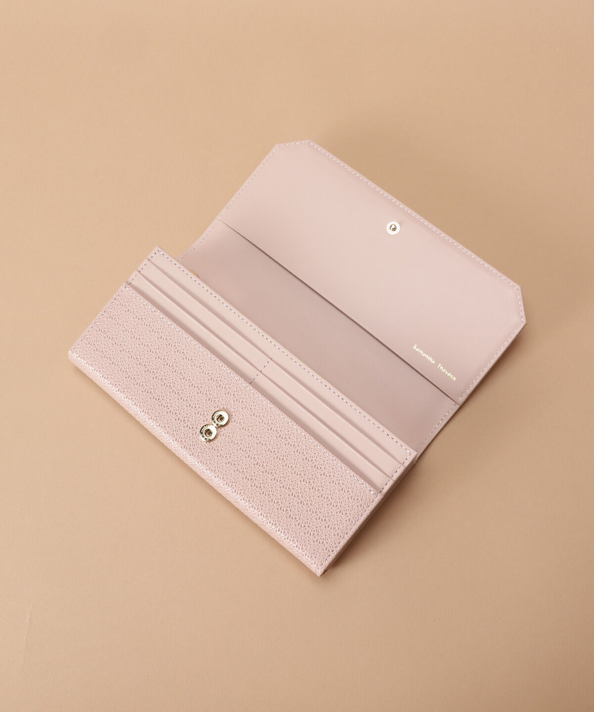 Samantha Thavasa「レース調型押し長財布」|財布|