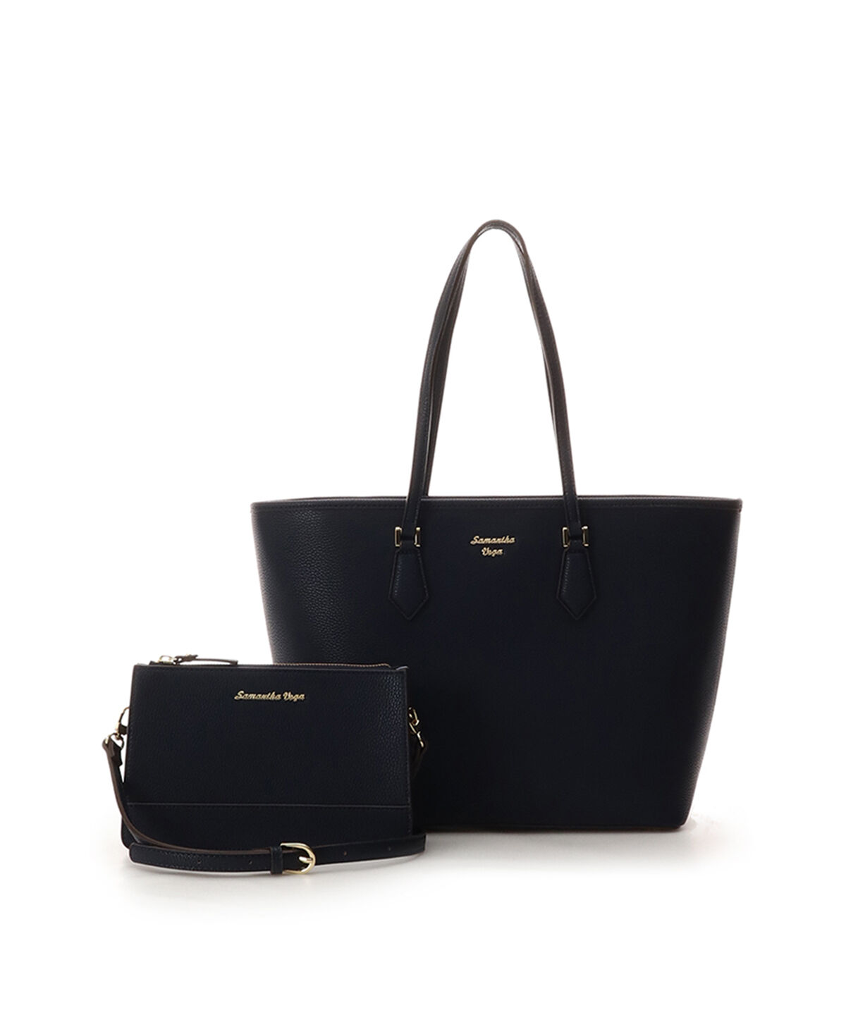 Samantha Vega「ポーチ付きトートバッグ」|トートバッグ|ネイビー