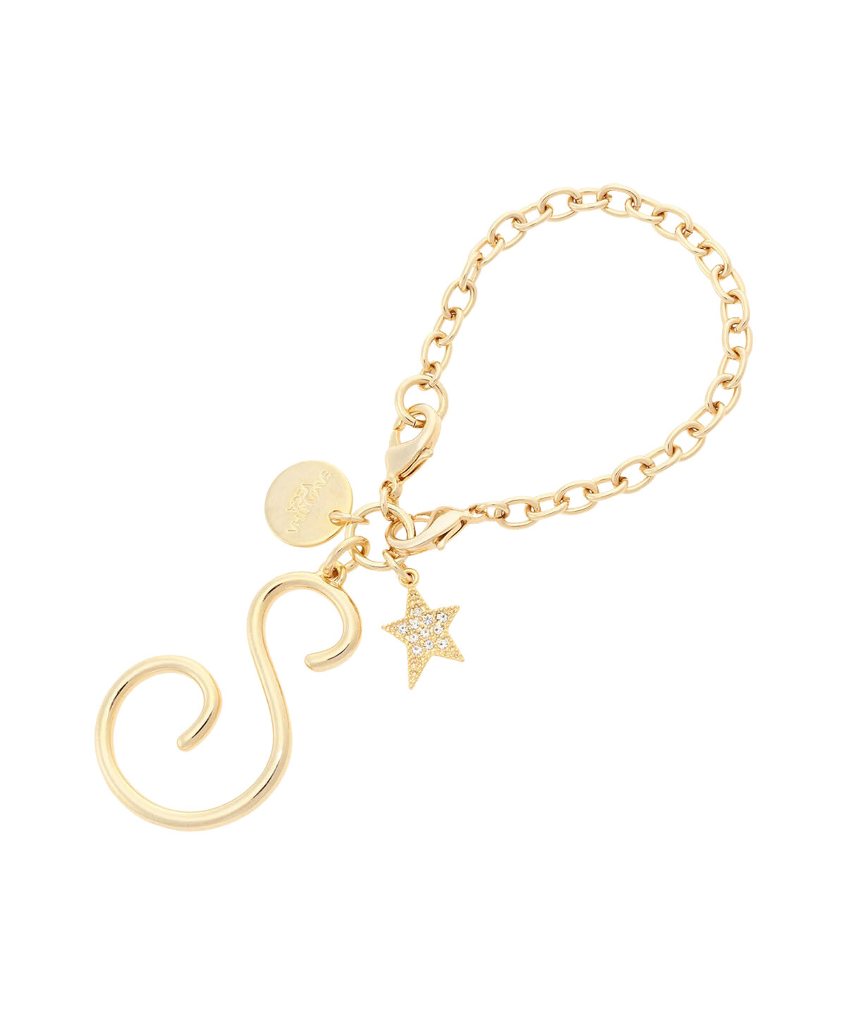 Samantha Vega「スタンダードイニシャルチャーム(S)」|チャーム・キーホルダー|ゴールド