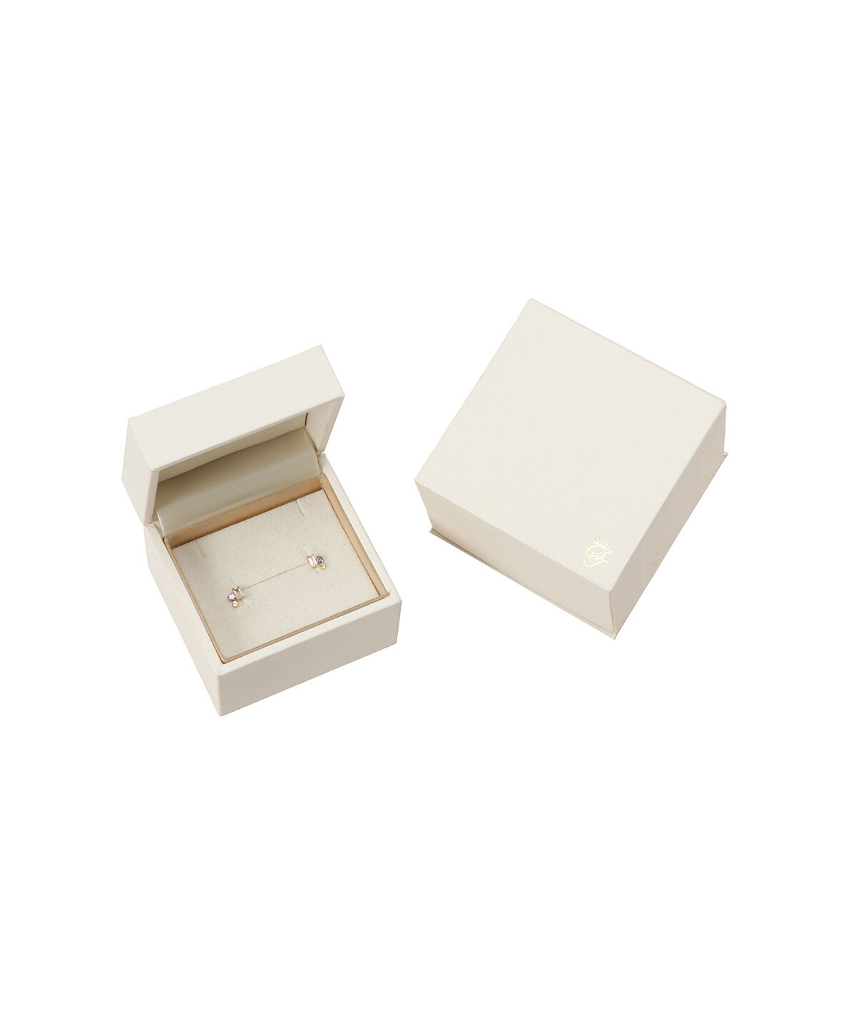 Samantha Tiara「K10 YG タンザナイト スクエアピアス ≪12月 誕生石≫」|ピアス|