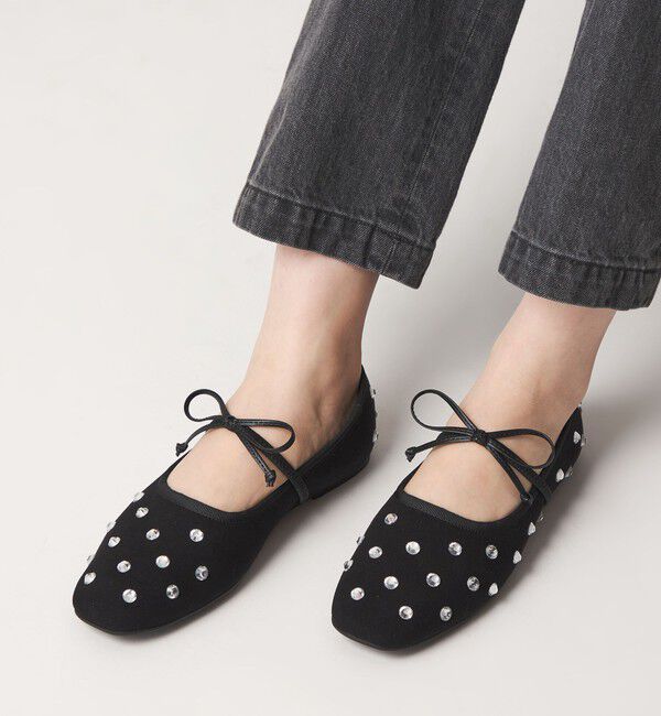 ODETTE E ODILE「＜SY＞ マルチビジューバレエ フラット10&uarr;」|バレエシューズ|